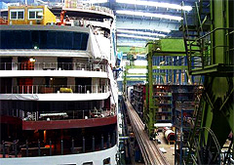 Meyer Werft, круизная верфь в Германии