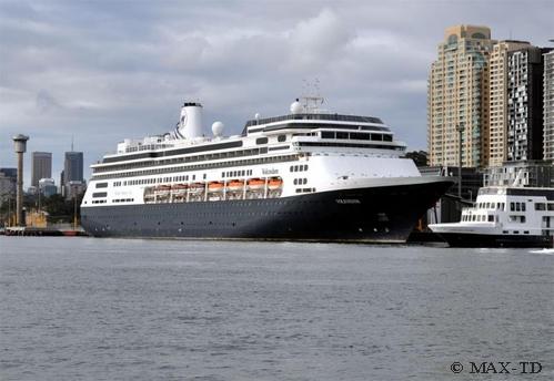 MS Volendam в порту Сиднея MS Volendam Sydney