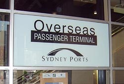 Häfen - Sydney Cruise Terminal