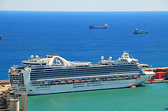 Ruby Princess, Барселона